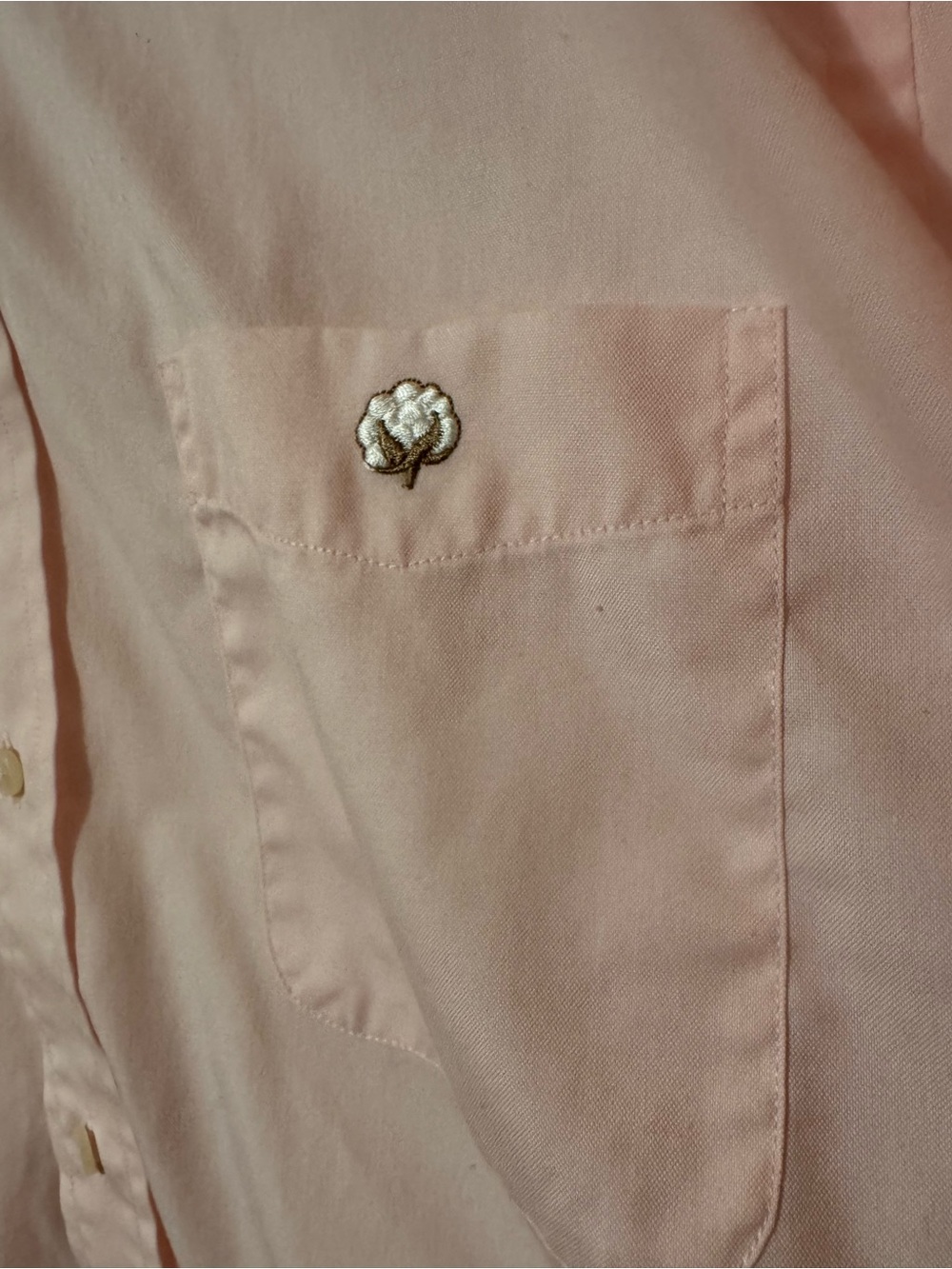 COTTON BROTHERS MENS MEDIUM LIGHT PINK BUTTON DOWN EUC